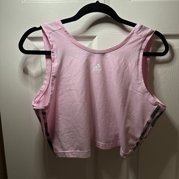 adidas Tops - Adidas Essentials Pink Camo Crop